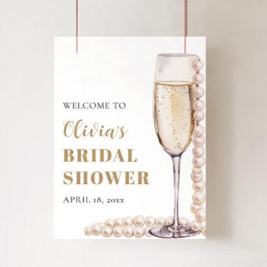 Gold Pearls and Prosecco  Poster