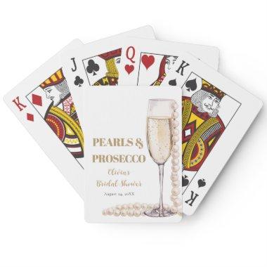 Gold Pearls and Prosecco Classic Playing