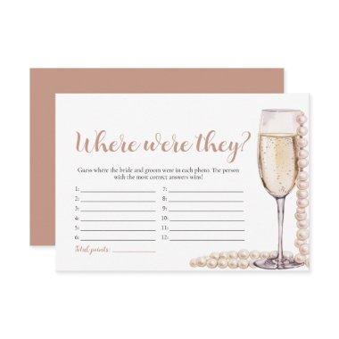 Gold Pearls and Prosecco Where Were They Game Enclosure