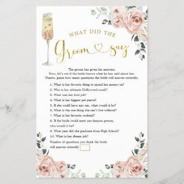 Gold Pink Dusty Rose Soiree What Did The Groom Say
