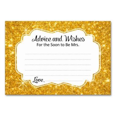 Gold Sparkle Advice and Wishes