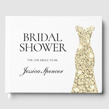 Gold Sparkle Dress  Guest Book