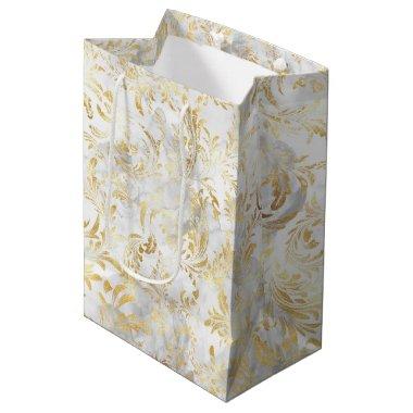 Gold Swirls Medium Gift Bag