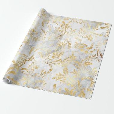 Gold Swirls Wrapping Paper