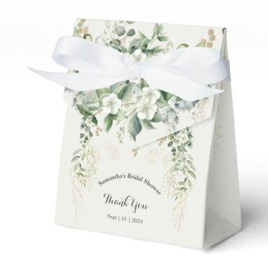 Golden Botanical Delight:  Favor Boxes