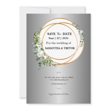 Golden Moments: Our Save the Date Invitations