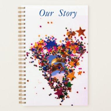 "Golden Rings Hearts and Love" Personalized Planner