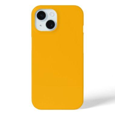 Goldenrod Yellow Autumn Fall Solid Color iPhone 15 Case