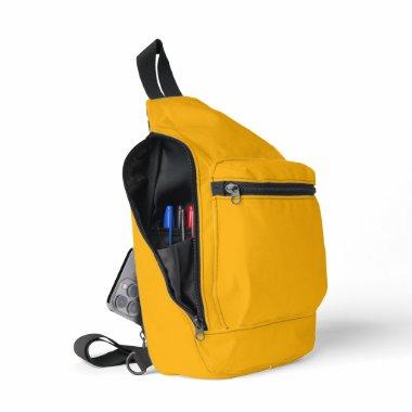 Goldenrod Yellow Autumn Fall Solid Color Sling Bag