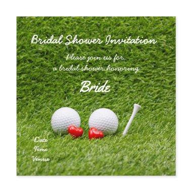 Golf  with two golf balls