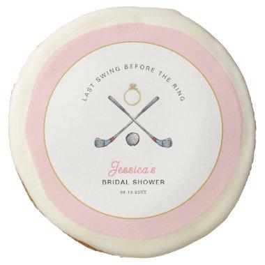 Golf "Last swing Before the ring"  Sugar Cookie