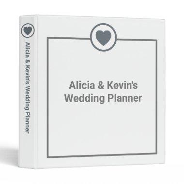 Good Ideas | Binder | Wedding | White