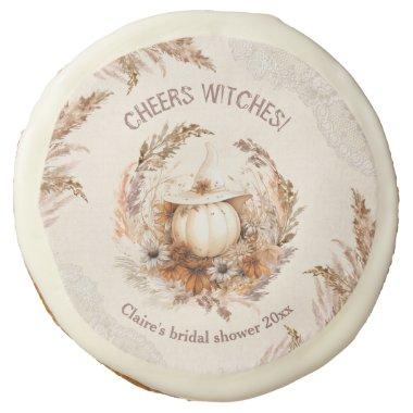 Good Witch Halloween Bridal Shower Paper Coasters Sugar Cookie