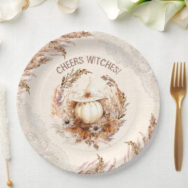 Good Witch Halloween Bridal Shower Party Paper Plates
