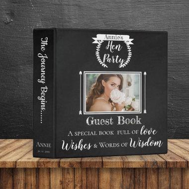 Goodbye Miss Hello Mrs. bachelorette Hen party 3 Ring Binder