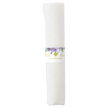 Gorgeous Lavender Vineyard | Photo Thank you Napkin Bands