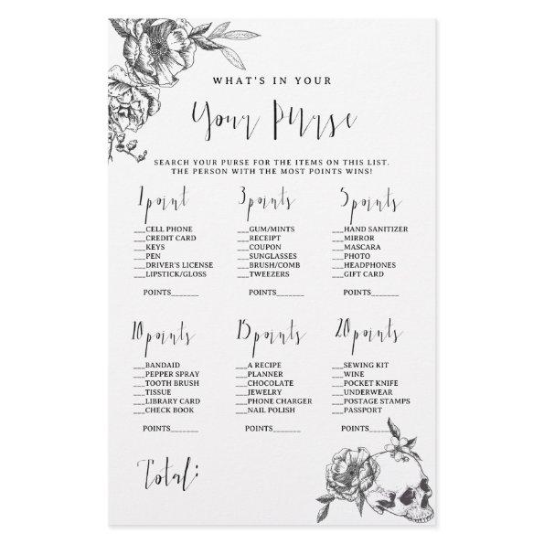 Gothic Hand drawn Flowers  game flyer