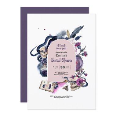 Gothic Magic Halloween Witch  Invitat