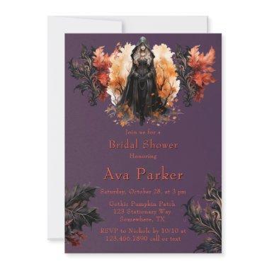 Gothic Purple Orange Black Witch