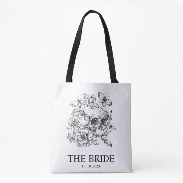 Gothic Wedding Bride Tote Bag