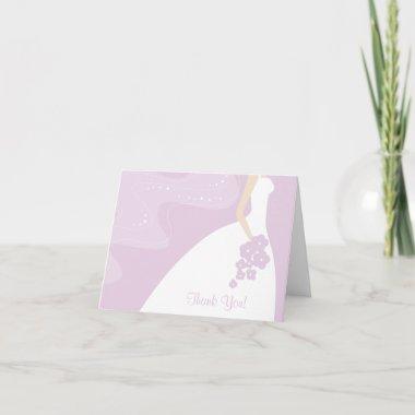 Graceful Bride Thank You Note Invitations