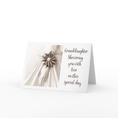 **GRANDDAUGHTER** SHOWER U W/ LOVE SHOWER