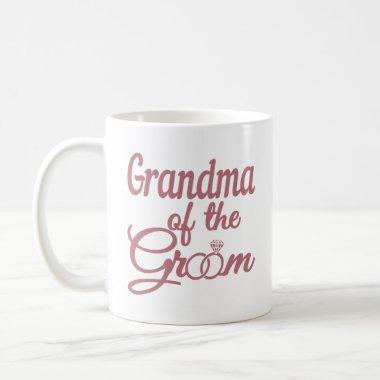 Grandma Of The Groom Wedding Family Matching Coffee Mug