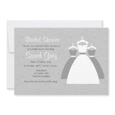 Gray Custom  Invites