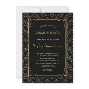 Great Gatsby Vintage Art Deco  Invite