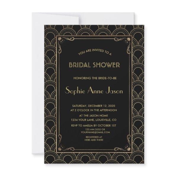 Great Gatsby Vintage Art Deco  Invite