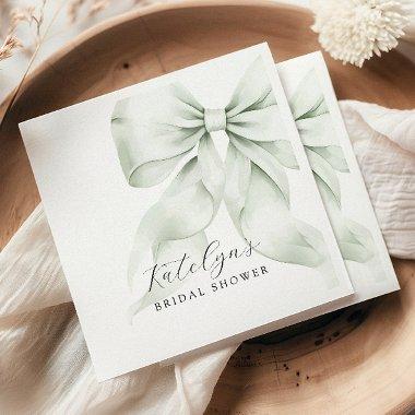 Green Bow  Napkins