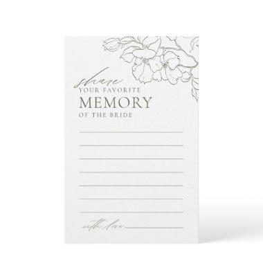 Green floral share a memory  game