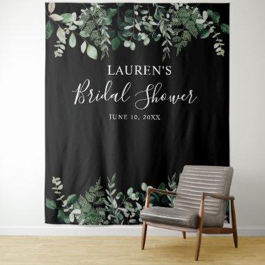 Green Foliage Bridal Shower Photo Booth Backdrop