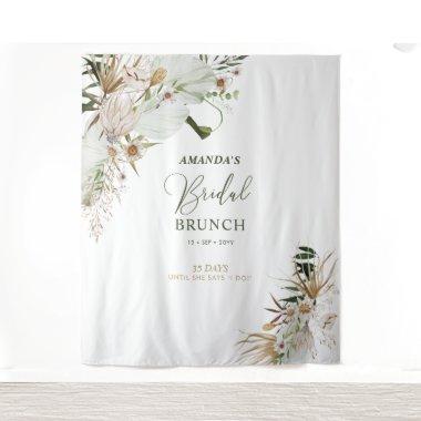 Green & Gold Boho  Brunch Backdrop