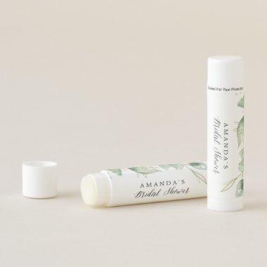 Green Leaf Eucalyptus Bridal Shower Lip Balm