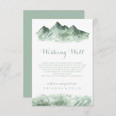 Green Mountain Country Wedding Wishing Well Enclosure Invitations