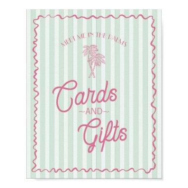 Green Palm Springs Pastel Beach  & Gifts Poster