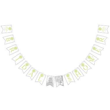 Green roses posy  photo bunting bunting flags