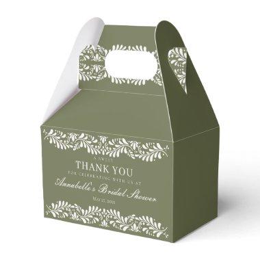 Green Talavera Tile Fiesta  Dessert Favor Boxes