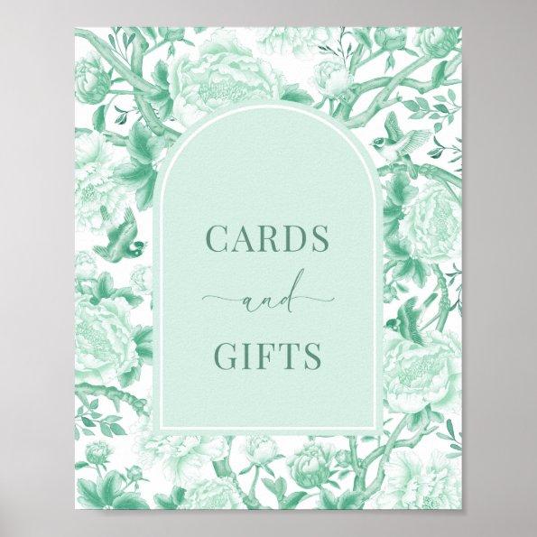 Green White Invitations & Gifts Elegant Chinoiserie Sign