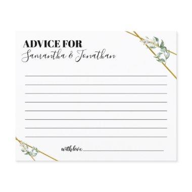 Greenery Advice for couple bilingual shower