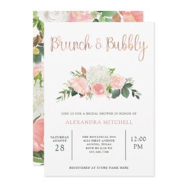 Greenery and Pink Floral | Brunch & Bubbly