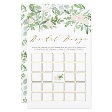Greenery and White Flowers  Bingo
