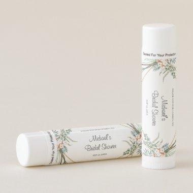 Greenery Boho Leaves Personalized  Lip Balm