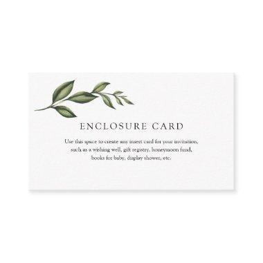 Greenery Branch Enclosure Invitations