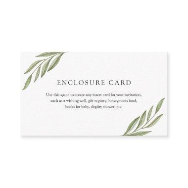 Greenery Branches Enclosure Invitations