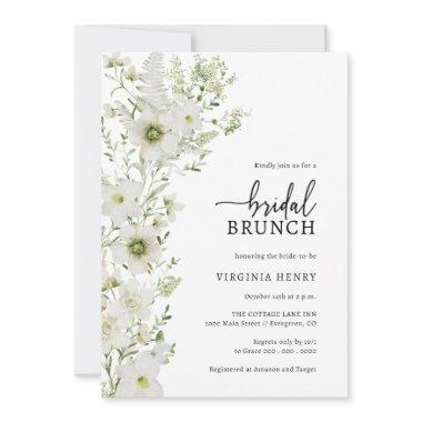 Greenery Bridal Brunch Invitations