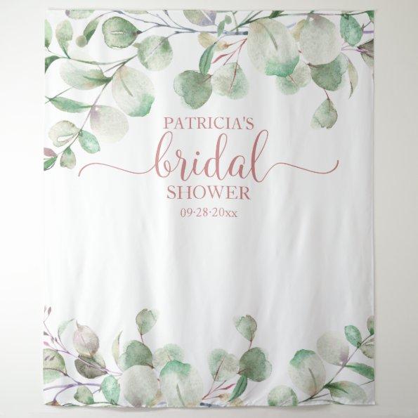 Greenery Bridal Shower Backdrop Photo Prop