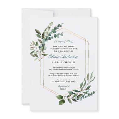 Greenery  Cancellation Announcement