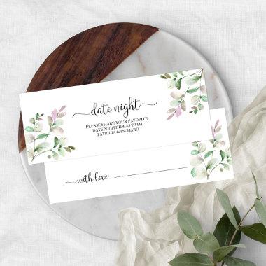 Greenery  Date Night Jar